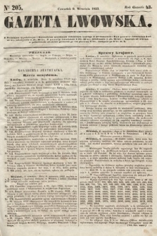 Gazeta Lwowska. 1853, nr 205