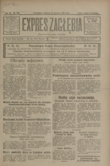 Expres Zagłębia : demokratyczny organ niezależny. R.3, nr 134 (10 czerwca 1928)