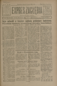 Expres Zagłębia : demokratyczny organ niezależny. R.3, nr 139 (16 czerwca 1928)