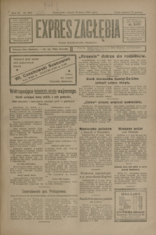 Expres Zagłębia : organ demokratyczny niezależny. R.3, nr 158 (10 lipca 1928)