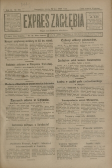 Expres Zagłębia : organ demokratyczny niezależny. R.3, nr 168 (21 lipca 1928)