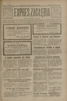 Expres Zagłębia : organ demokratyczny niezależny. R.3, nr 176 (31 lipca 1928)