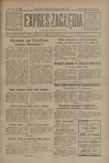Expres Zagłębia : organ demokratyczny niezależny. R.3, nr 178 (2 sierpnia 1928)