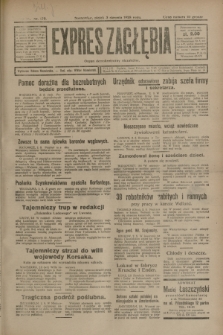 Expres Zagłębia : organ demokratyczny niezależny. R.3, nr 179 (3 sierpnia 1928)