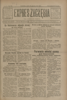 Expres Zagłębia : organ demokratyczny niezależny. R.3, nr 193 (21 sierpnia 1928)