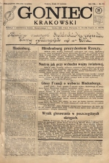 Goniec Krakowski. 1925, nr 98
