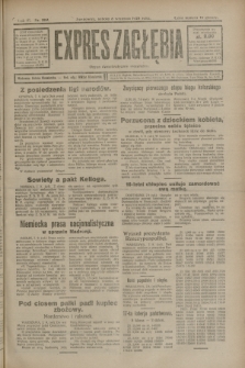 Expres Zagłębia : organ demokratyczny niezależny. R.3, nr 209 (8 września 1928)