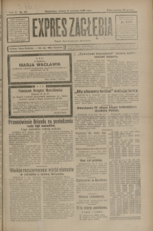 Expres Zagłębia : organ demokratyczny niezależny. R.3, nr 211 (11 września 1928)