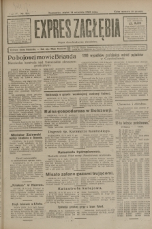 Expres Zagłębia : organ demokratyczny niezależny. R.3, nr 214 (14 września 1928)