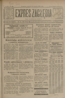 Expres Zagłębia : organ demokratyczny niezależny. R.3, nr 216 (16 września 1928)