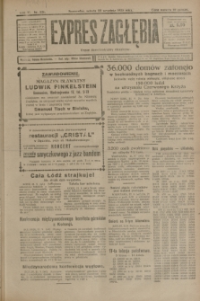 Expres Zagłębia : organ demokratyczny niezależny. R.3, nr 221 (22 września 1928)