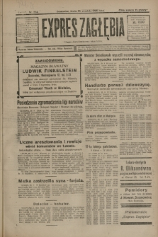 Expres Zagłębia : organ demokratyczny niezależny. R.3, nr 224 (26 września 1928)