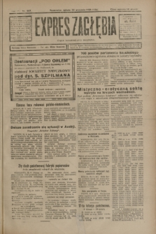 Expres Zagłębia : organ demokratyczny niezależny. R.3, nr 227 (29 września 1928)