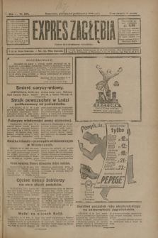 Expres Zagłębia : organ demokratyczny niezależny. R.3, nr 239 (14 października 1928)