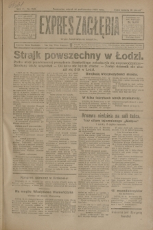 Expres Zagłębia : organ demokratyczny niezależny. R.3, nr 240 (16 października 1928)