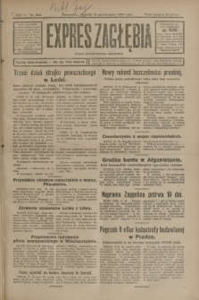 Expres Zagłębia : organ demokratyczny niezależny. R.3, nr 242 (18 października 1928)
