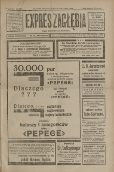 Expres Zagłębia : organ demokratyczny niezależny. R.3, nr 252 (28 października 1928)