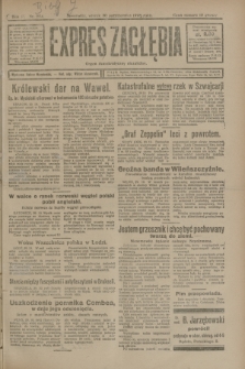 Expres Zagłębia : organ demokratyczny niezależny. R.3, nr 254 (30 października 1928)
