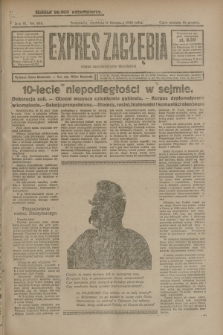 Expres Zagłębia : organ demokratyczny niezależny. R.3, nr 265 (11 listopada 1928)
