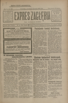 Expres Zagłębia : organ demokratyczny niezależny. R.3, nr 275 (22 listopada 1928)