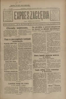 Expres Zagłębia : organ demokratyczny niezależny. R.3, nr 277 (24 listopada 1928)