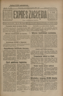 Expres Zagłębia : organ demokratyczny niezależny. R.3, nr 286 (3 grudnia 1928)