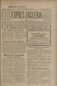 Expres Zagłębia : organ demokratyczny niezależny. R.3, nr 294 (12 grudnia 1928)