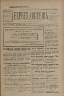 Expres Zagłębia : organ demokratyczny niezależny. R.3, nr 303 (21 grudnia 1928)