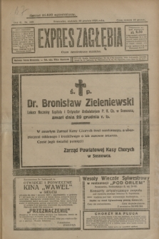 Expres Zagłębia : organ demokratyczny niezależny. R.3, nr 309 (30 grudnia 1928)