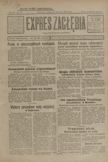 Expres Zagłębia : organ demokratyczny niezależny. R.4, nr 25 (25 stycznia 1929)