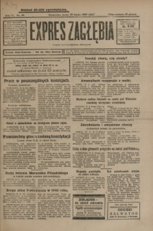 Expres Zagłębia : organ demokratyczny niezależny. R.4, nr 49 (20 lutego 1929)