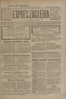 Expres Zagłębia : organ demokratyczny niezależny. R.4, nr 73 (16 marca 1929)