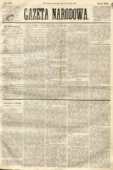 Gazeta Narodowa. 1874, nr 75