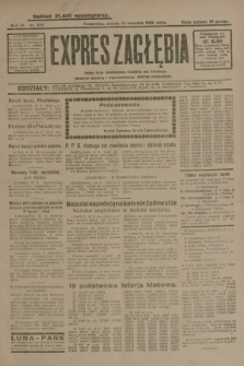 Expres Zagłębia : jedyny organ demokratyczny niezależny woj. kieleckiego. R.4, nr 239 (14 września 1929)