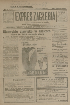 Expres Zagłębia : jedyny organ demokratyczny niezależny woj. kieleckiego. R.4, nr 261 (6 października 1929)