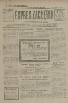 Expres Zagłębia : jedyny organ demokratyczny niezależny woj. kieleckiego. R.4, nr 279 (25 października 1929)