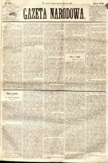 Gazeta Narodowa. 1874, nr 87