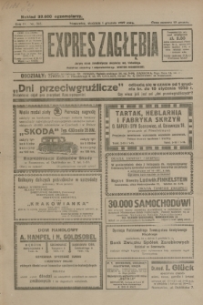 Expres Zagłębia : jedyny organ demokratyczny niezależny woj. kieleckiego. R.4, nr 315 (1 grudnia 1929)