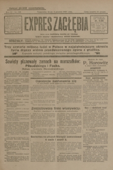 Expres Zagłębia : jedyny organ demokratyczny niezależny woj. kieleckiego. R.4, nr 318 (4 grudnia 1929)