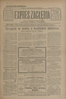 Expres Zagłębia : jedyny organ demokratyczny niezależny woj. kieleckiego. R.5, nr 5 (5 stycznia 1930)