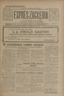 Expres Zagłębia : jedyny organ demokratyczny niezależny woj. kieleckiego. R.5, nr 7 (8 stycznia 1930)