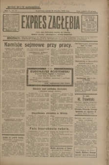 Expres Zagłębia : jedyny organ demokratyczny niezależny woj. kieleckiego. R.5, nr 17 (18 stycznia 1930)