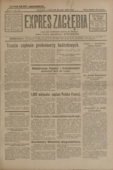 Expres Zagłębia : jedyny organ demokratyczny niezależny woj. kieleckiego. R.5, nr 27 (28 stycznia 1930)
