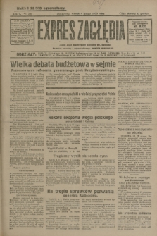 Expres Zagłębia : jedyny organ demokratyczny niezależny woj. kieleckiego. R.5, nr 34 (4 lutego 1930)