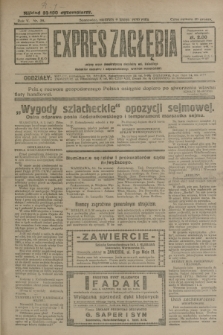 Expres Zagłębia : jedyny organ demokratyczny niezależny woj. kieleckiego. R.5, nr 38 (9 lutego 1930)