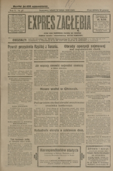 Expres Zagłębia : jedyny organ demokratyczny niezależny woj. kieleckiego. R.5, nr 47 (18 lutego 1930)