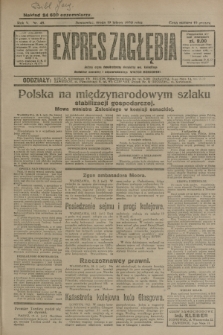 Expres Zagłębia : jedyny organ demokratyczny niezależny woj. kieleckiego. R.5, nr 48 (19 lutego 1930)