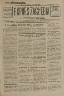 Expres Zagłębia : jedyny organ demokratyczny niezależny woj. kieleckiego. R.5, nr 58 (1 marca 1930)