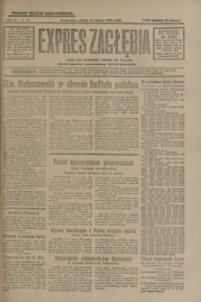 Expres Zagłębia : jedyny organ demokratyczny niezależny woj. kieleckiego. R.5, nr 71 (14 marca 1930)