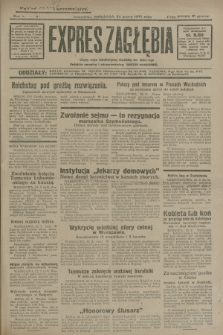 Expres Zagłębia : jedyny organ demokratyczny niezależny woj. kieleckiego. R.5, nr 81 (24 marca 1930)